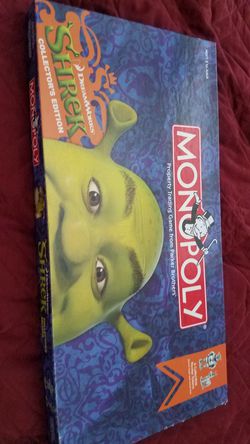 Shrek monopoly complete