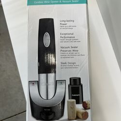Brand New Cuisinart Cordless Wine Bottle Opener Never Opened