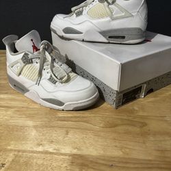  Jordan 4 Retro White Oreo 