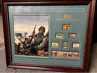 D-Day 50th anniversary commemorative Art by Mort Kuntsler