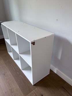 White Cube Bookcase Shelving Unit