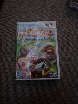 Wii Monkey Ball Banana Blitz Game