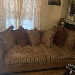 Beautiful  Vintage Sofa and Oversized Chair