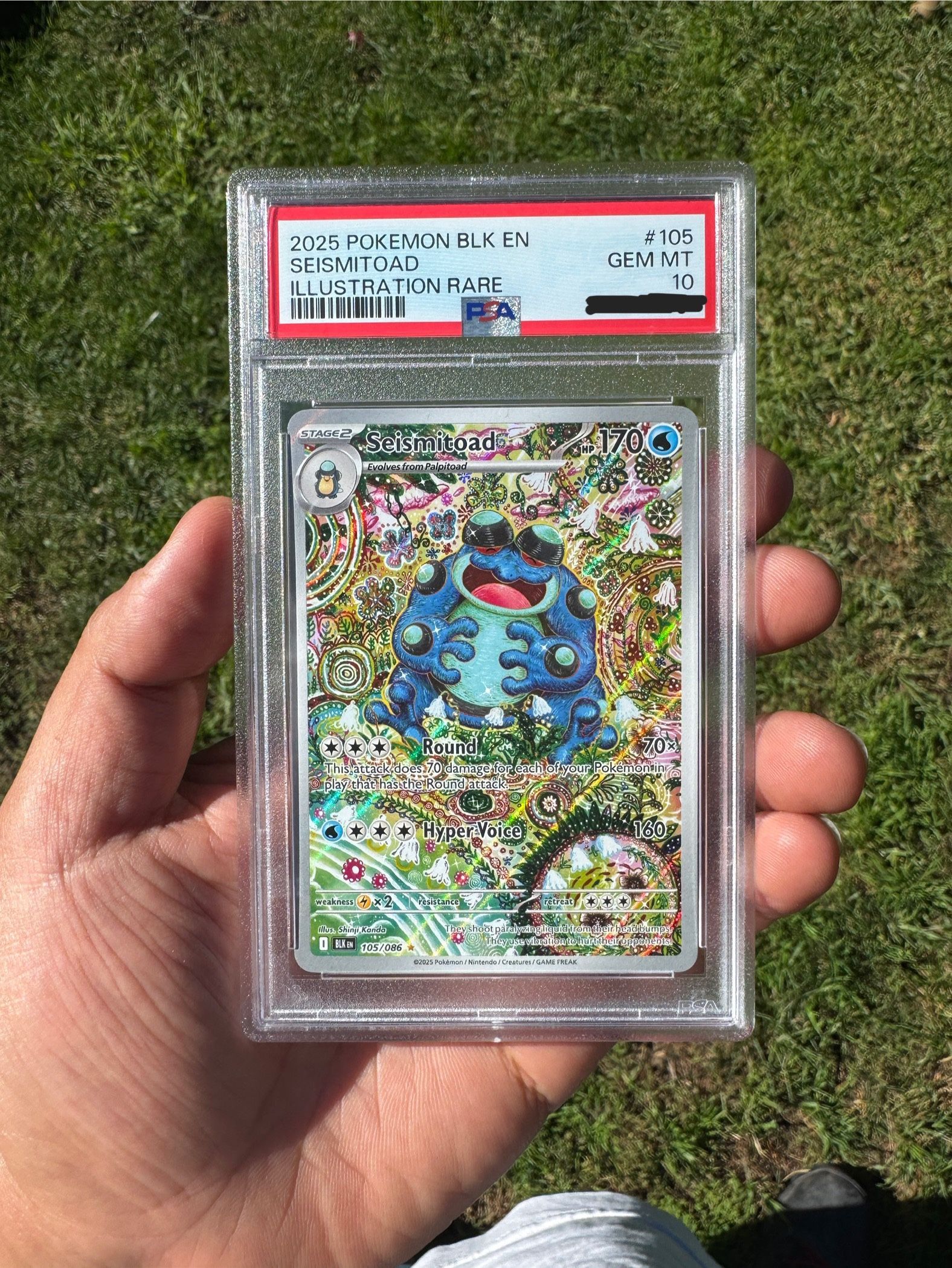 Seismitoad PSA 10 $1000