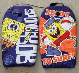 Swim boards Two Sponge Bob kids boards beach & pool