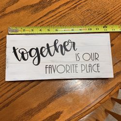 Together sign