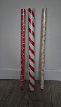 3 Rolls Christmas Wrapping Paper