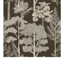 Peel and Stick Wallpaper Brown Forest Contact Paper Vint