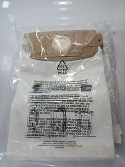 The Type CB1 Standard Disposable Vacuum Bags come in a pack of 12