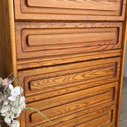Gorgeous solid wood tall chest