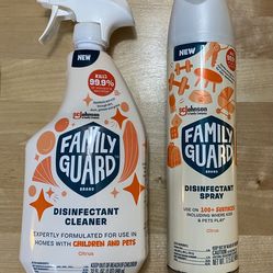 Family Guard Disinfectant Cleaner or spray