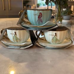 Disney Princess Teacups With Saucers