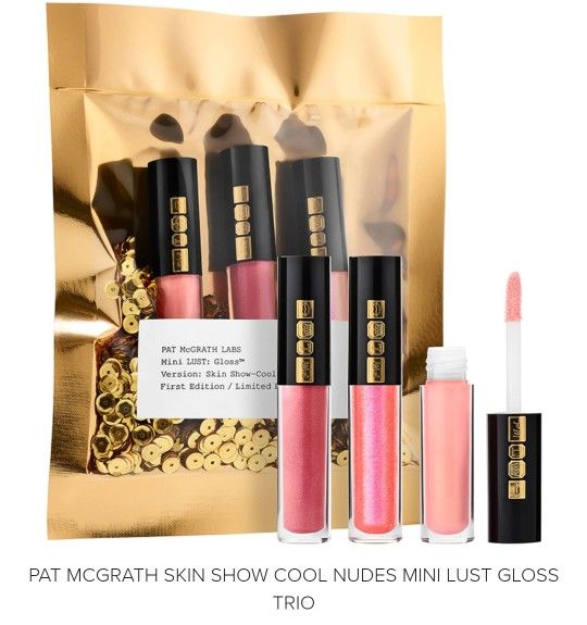 Pat McGrath Labs SKIN SHOW COOL NUDES MINI LUST GLOSS TRIO | NIB | DISCONTINUED