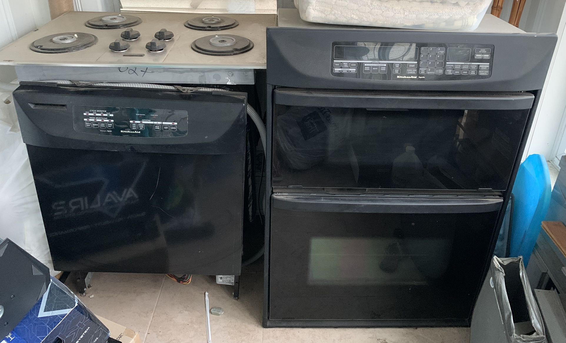 Kitchen Aid Microwave Oven Combo And dishwasher