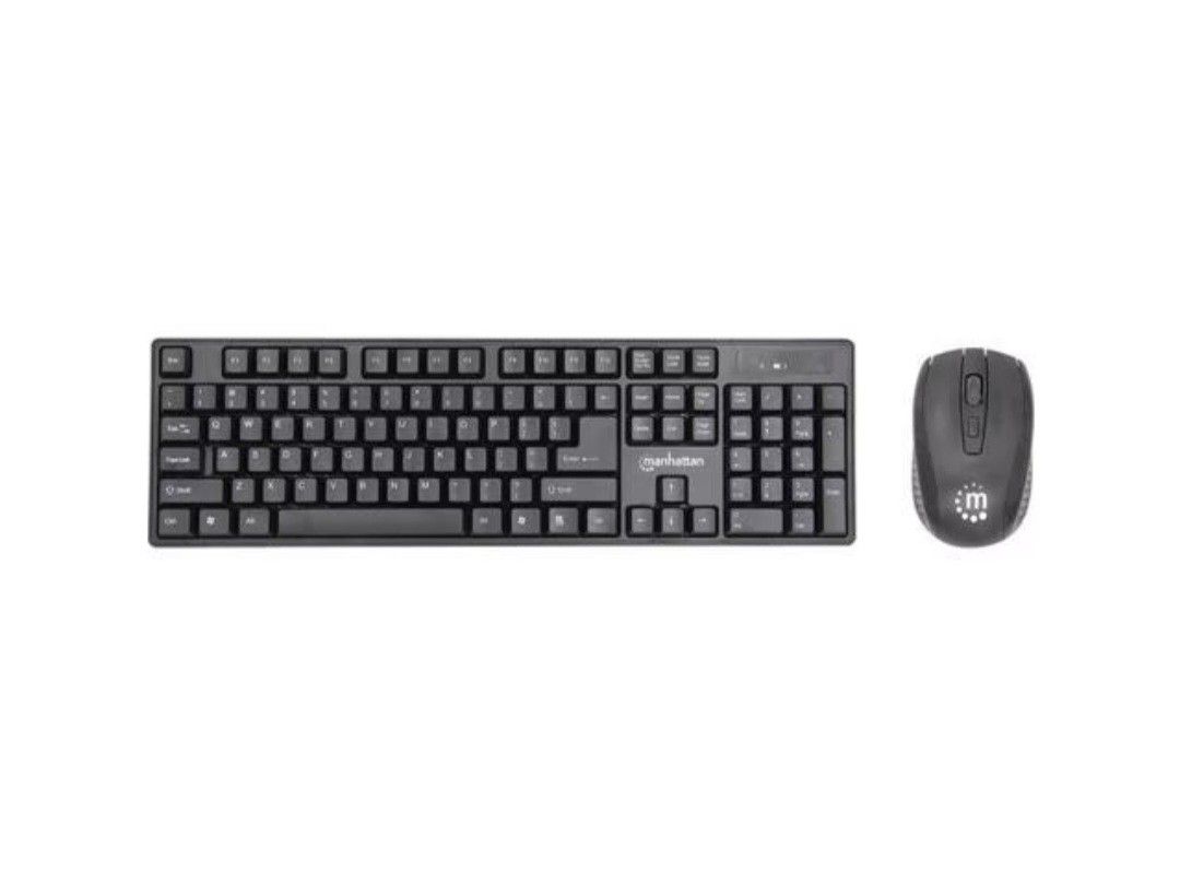 Manhattan Wireless Keyboard and Optical Mouse Set 178990