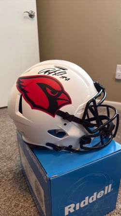 Signed Authentic Anquan Boldin NFL Helmet Cardinals
