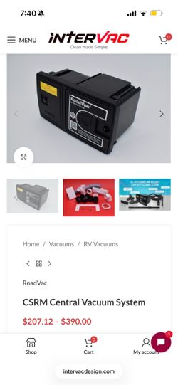 RoadVac CSRM Central Vacuum System