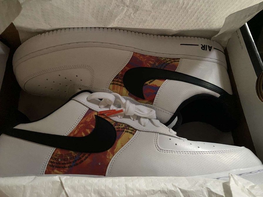 Air Force 1 '07 LVB Mosaic White Size 14