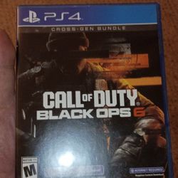 PlayStation 4 Game Call Of Duty 6 In Great Condition 