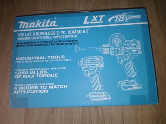 Makita 18v LXT brushless 2 pc combo kit