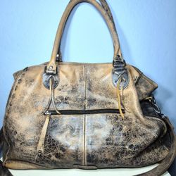 Bed Stu Leather Rockaway Tote Crossbody Shoulder Bag