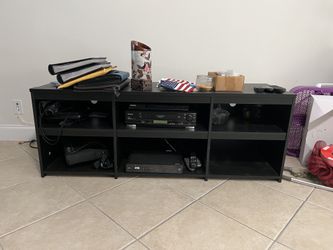 black TV Stand for TVs up to 80"