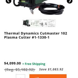 Plasma Cutter Cutmaster 102