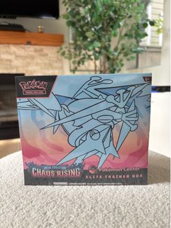 Pokemon Center Chaos Rising ETB