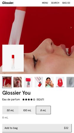 Brand New Glossier Eau De parfum 