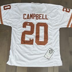HOF Earl Campbell Autographed NFL And college Jersey With COA