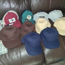 16 Brand New Hats With Tags And ALL
