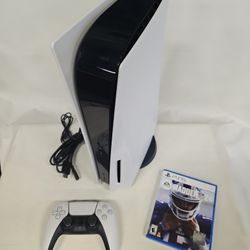 Sony PlayStation 5 PS5 Disc Edition 825gb Console w/ Controller, USB,  Power Cord & Madden 24  814937-11