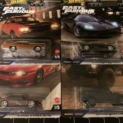 Hot Wheels Premium Fast & Furious Lot