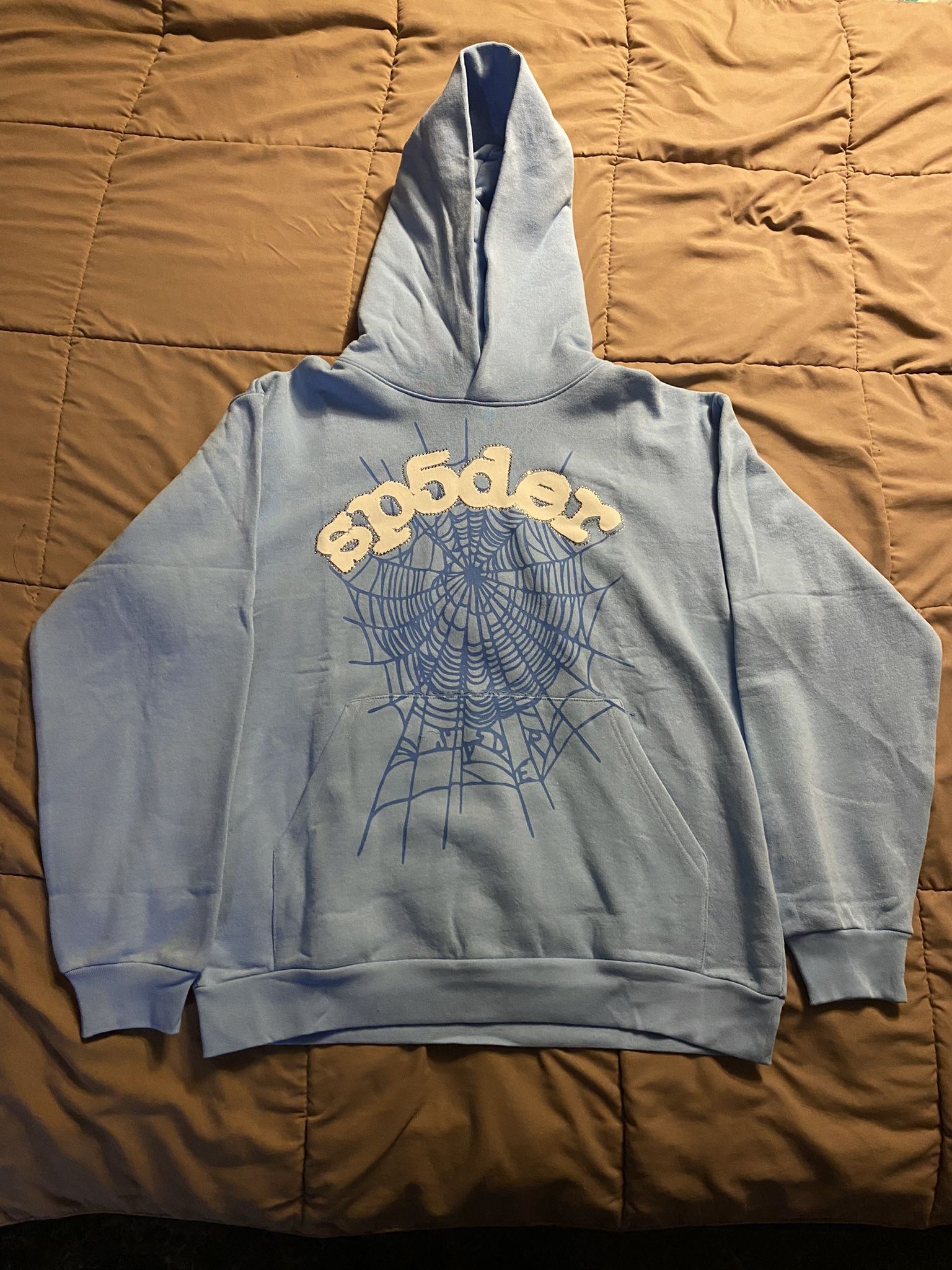 Sp5der Web Hoodie “Sky Blue” 