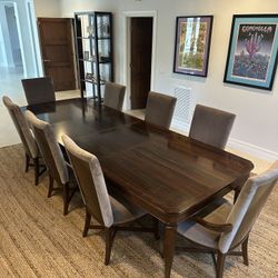 Formal Dining Table And 8 Chairs