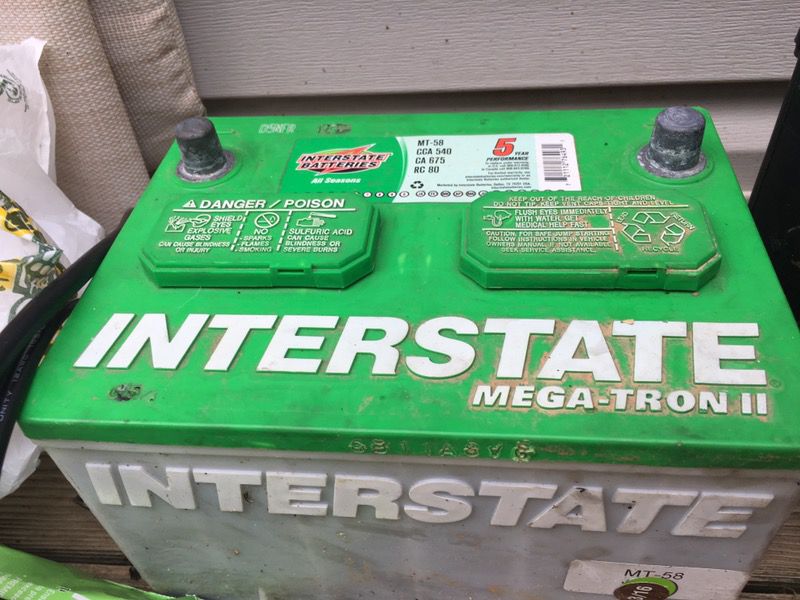 Interstate battery fully charged