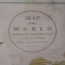 Canvas World Map 36 X 24 By M.B. Cusson