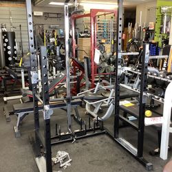 Marcy Power Cage W/ High And Low Lat Attachment 