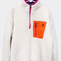 Polo Ralph Lauren Kids Sherpa Fleece Pullover – Size L (12–14)