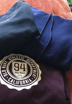 3- Large sweatshirts