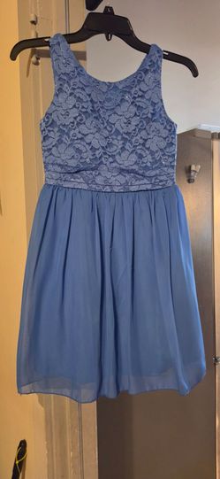 Girls Blue Lace/ Size 12