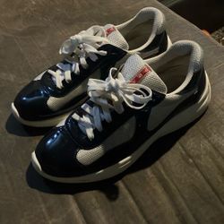  Prada America's Cup biker fabric sneakers