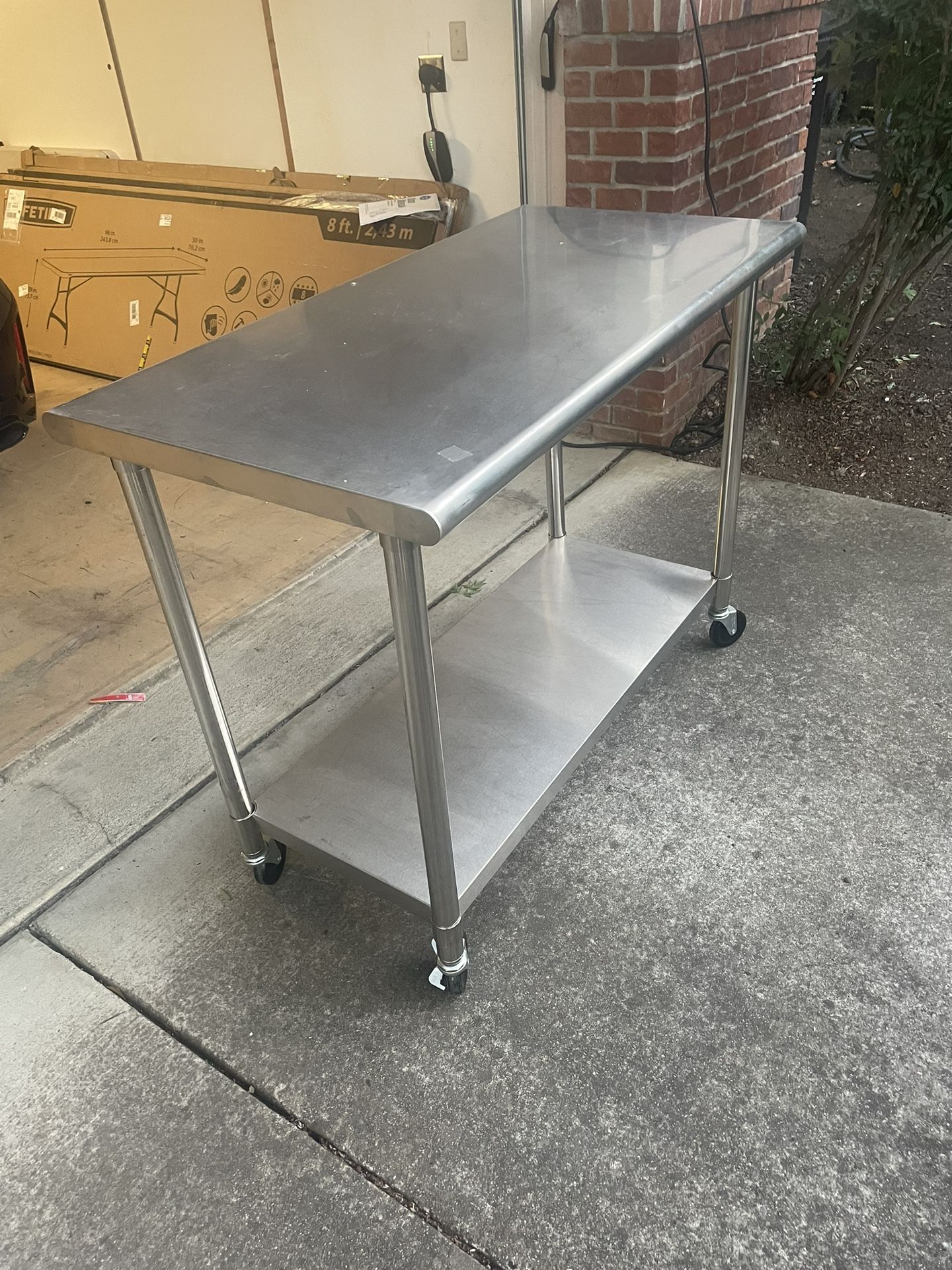Stainless Steel Movable Table