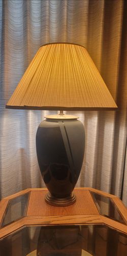 Black Ceramic Lamp