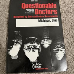 Book ( Questionable Doctors)
