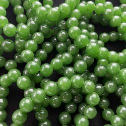 24 Natural Green Jade Beaded Bracelets – Wholesale Lot