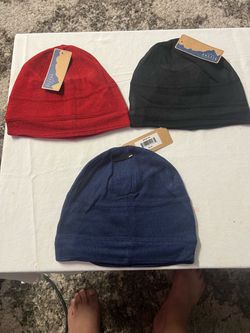 Arctic Beanies Set of 3 – Red, Black, Blue
