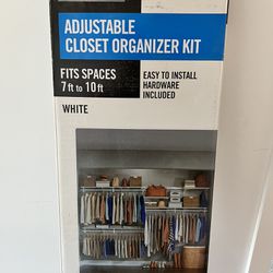 Everbilt Adjustable Closet Organizer Kit