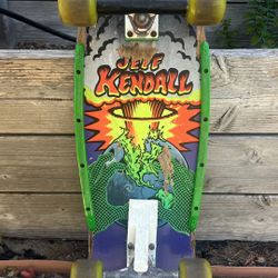 Rare Vintage 80’s Skateboard / OG Santa Cruz Jeff Kendall