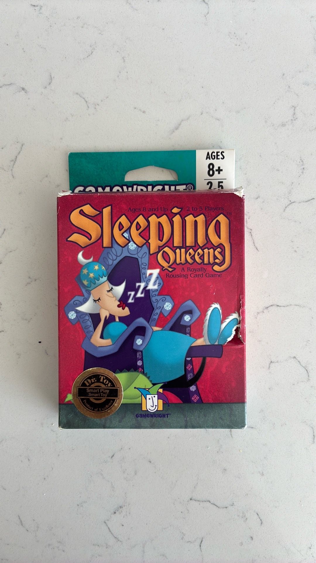 Sleeping queens card game ages 8+